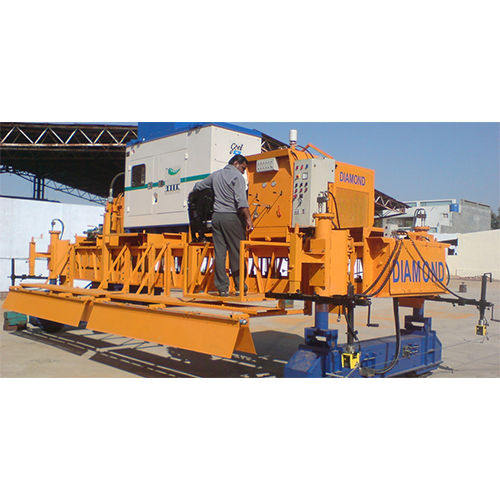 Sensor Concrete Paver Machine