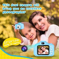 Upgrade Kids Selfie Camera HD Digital Video Cameras for Toddler