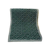 Floral Fancy Georgette Dupatta - Georgette Material, Customized Size, Green Color | Embroidered Pattern, Quick Dry Feature, All Season Wear