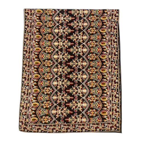 Indian Embroidery Chiffon Dupatta - Pure Chiffon, Customized Size, Red Color | Quick Dry, Embroidered Pattern, Beads & Laces Decoration, Skin-Friendly
