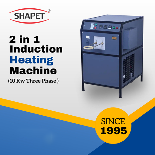 Induction Brazing Machine With Inbuilt Chiller - Color: Gray