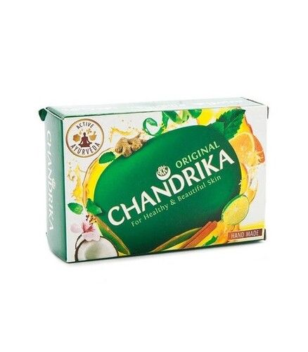 Green Chandrika Ayurvedic Handmade Soap 75G Pack Of 3