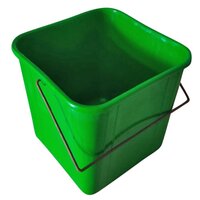 Bucket Dustbin - Plastic Pp, Durable & Sturdy Design, Crack Resistant, Available In Various Sizes & Vibrant Green Color