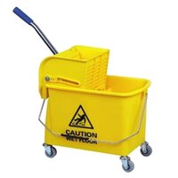 Wringer Mop Bucket - Color: Yellow