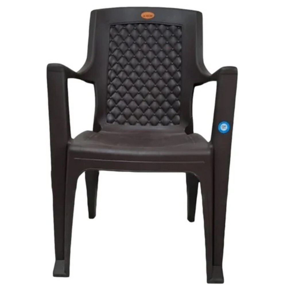 Heavy Duty Plastic Chair - Color: Brown