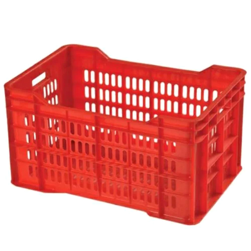 Red Vegetable Plastic Crate