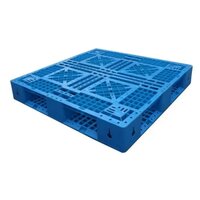 Industrial Plastic Pallet - 30x30 Inch , Blue Pp Mesh Design With 200 Load Capacity
