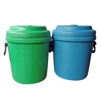 Open Top Dustbin With Lid