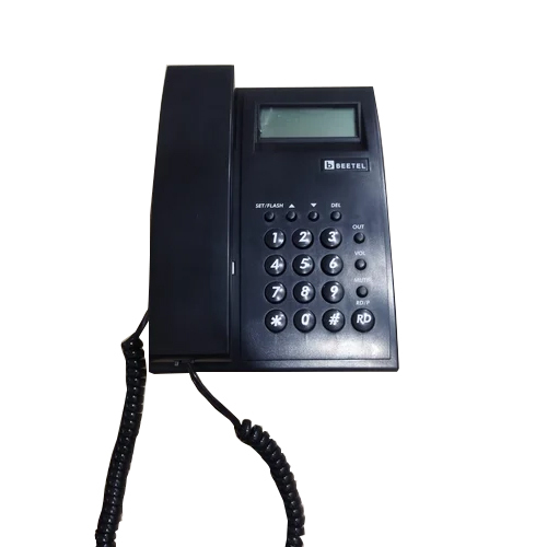 Beetel C51 Corded Landline Phone (Black)