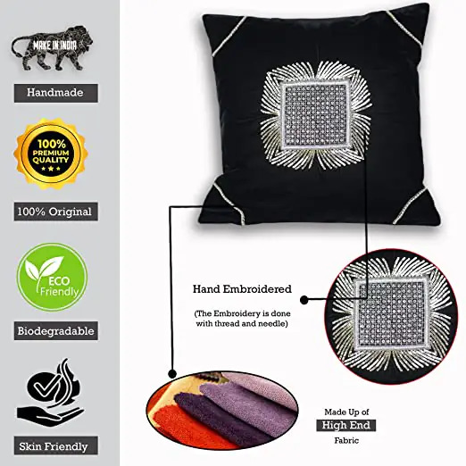Velvet Patchwork Cushion Pillow Cover