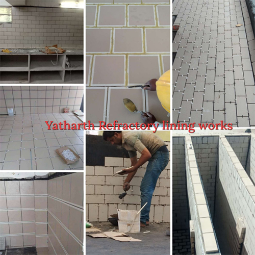 Acid Resistant Tiles Lining Works By Yatharth Refractory Lining Works