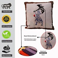 Hand Printed 3D Design Cushion Cover