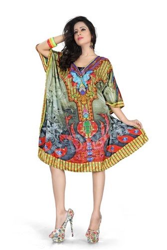 Digital Short Printed Kaftan