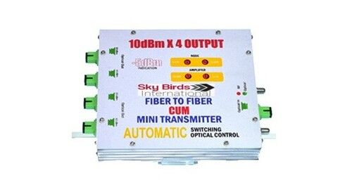 4X10 Dbm Mini Fiber To Fiber Optical Transmitter Application: Commercial & Industrial