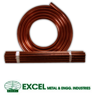 Cupro Nickel Pipe - High Strength, Medium Hardness, Customizable Thickness | Round Shape, Polished Surface, Standard Grade, Copper-like Color