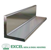 Stainless Steel Angle Bar - 304/316 Grade, Varies By Specification | Uncoated, Polished Metallic Silver, High Tensile Strength, Corrosion Resistant