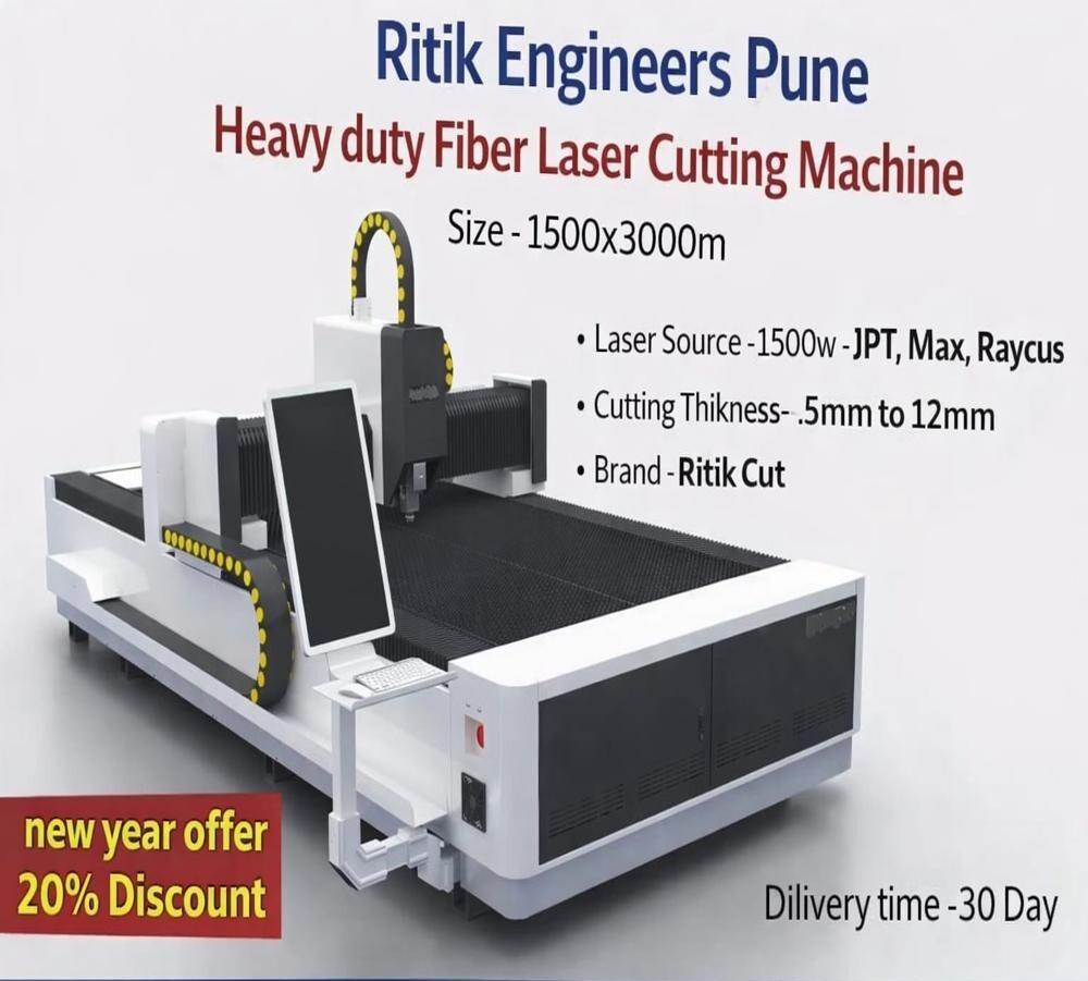 Automatic Fiber Laser Cutting Machine - Other Material, 220-440 Voltage | Automatic Grade, Cnc Control, White Color, Warranty Included