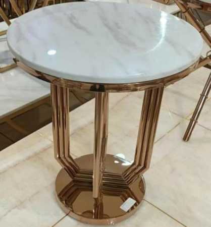 Golden Iron Side Table