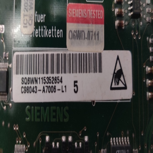 SIEMENS C98043-A7006-L1-5 SIMOREG DC MASTER EXPANSION CARD