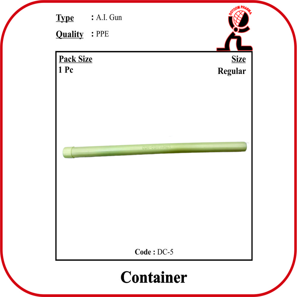Artificial Insemination Gun Container Universal Or A.I.Gun Container - Application: Veterinary Purpose