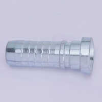 Silver Stainless Steel Straight Nipple