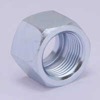 Stainless Steel Hydraulic Nut - 1/2 Inch Hexagonal, Silver Etched, 2 Mm Thickness | Ideal For Industrial Applications