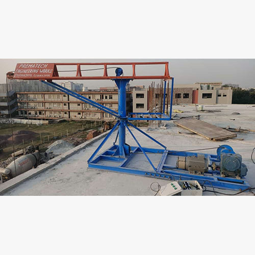 Blue Construction Monkey Hoist