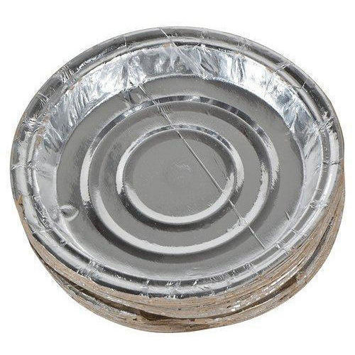 High Quality Silver Disposable Round Paper Plate