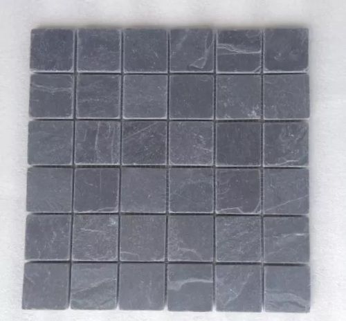 Jak Black Slate Mosaic Tiles Size: 300X300Mm