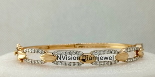 Yellow Gold Natural Diamond Bracelet