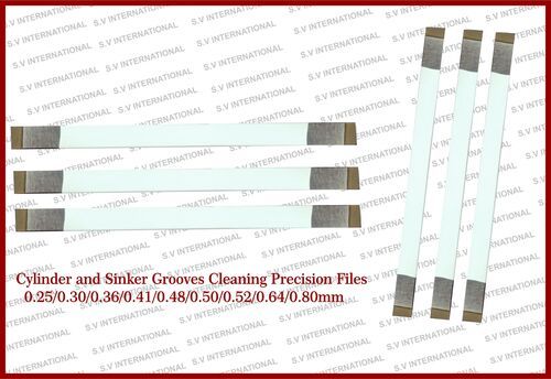 Precision Files For Cylinder And Sinker Grooves Cleaning