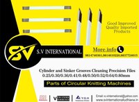 Precision Files For Cylinder and Sinker Grooves Cleaning