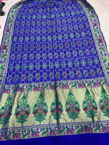 Blue Golden Banarasi Sarees