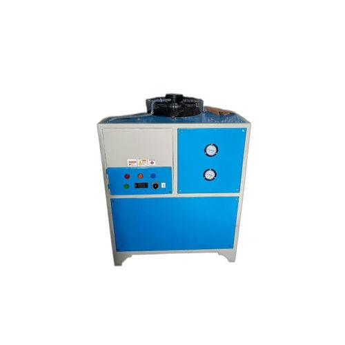 Water Cooled Chiller - Metal, Stainless Steel Nozzle | New Industrial Chiller in Blue