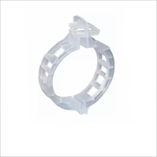 Tomato Clips - Plastic, Round, White | Ideal for Plant Support, Securing to Netting, Ladders, and Trellises in Commercial Gardens