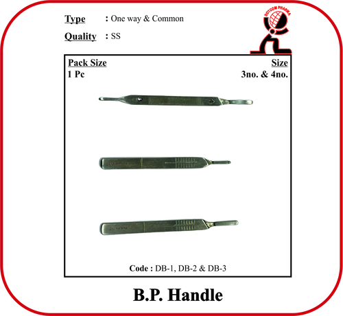 B. P. Handle - No. 3 (One Way)