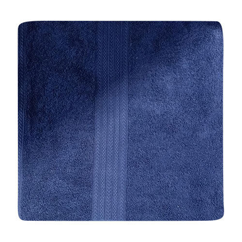 Water Absorbency Blue Cotton Towel