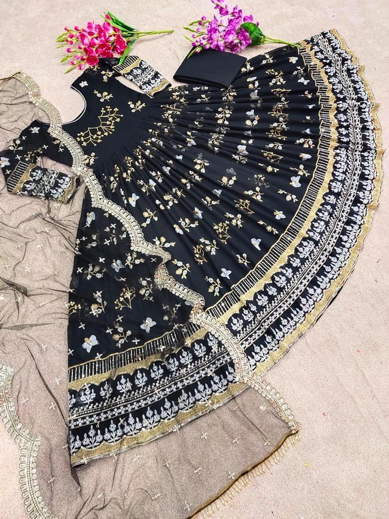 WOMEN HEAVY  EMBROIDERY WORK SALWAR SUITS...