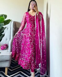 Women Classy  Designer Party Wear Look Gown...