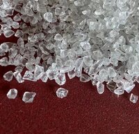 6x8 Mesh Clear Glass Granules - Chemical Name: Lime Stone