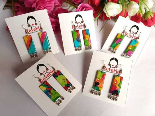 Dangler Resin Earrings