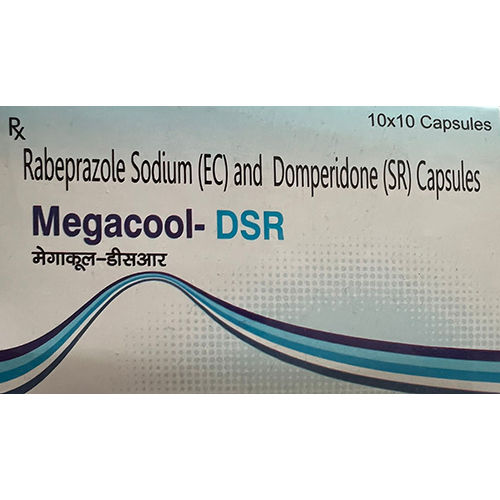 Rabeprazole Sodium Domperidone Capsules - 10x10 Pack, General Medicine for Stomach Ulcers & GERD Relief, Cool & Dry Storage Recommended