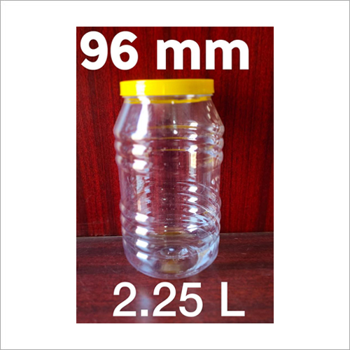 Transparent 2.25 Litres Plastic Jar