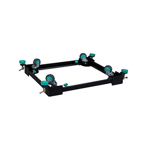 Washing Machine Stand - Black Metal Frame, Designed for Optimal Stability and Support