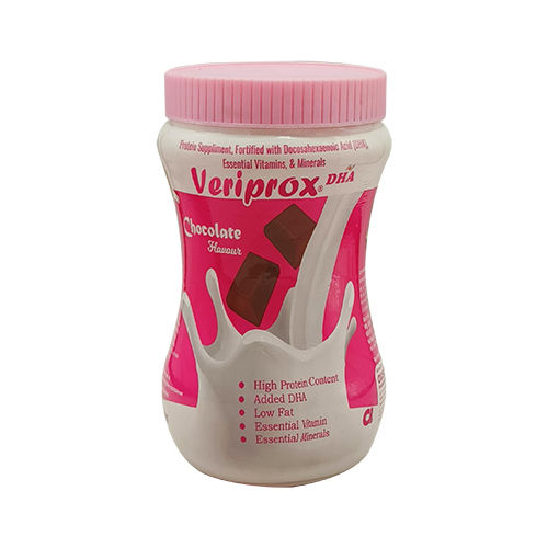 White & Pink Multicolour Nutrition Shrink Label