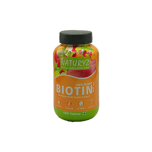 Biotin Tablets Shrink Label