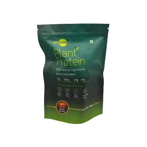 Green Stand Up Nutrition Pouch