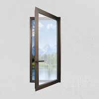 Gray Aluminium Window Fabrication