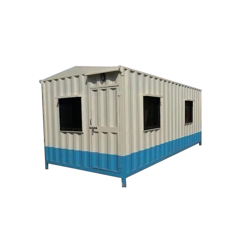 White Galvanized Portable Office