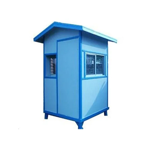 Blue Prefabricated Security Cabin